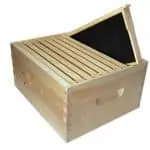 Complete 10 Frame Deep Langstroth Box With Frames